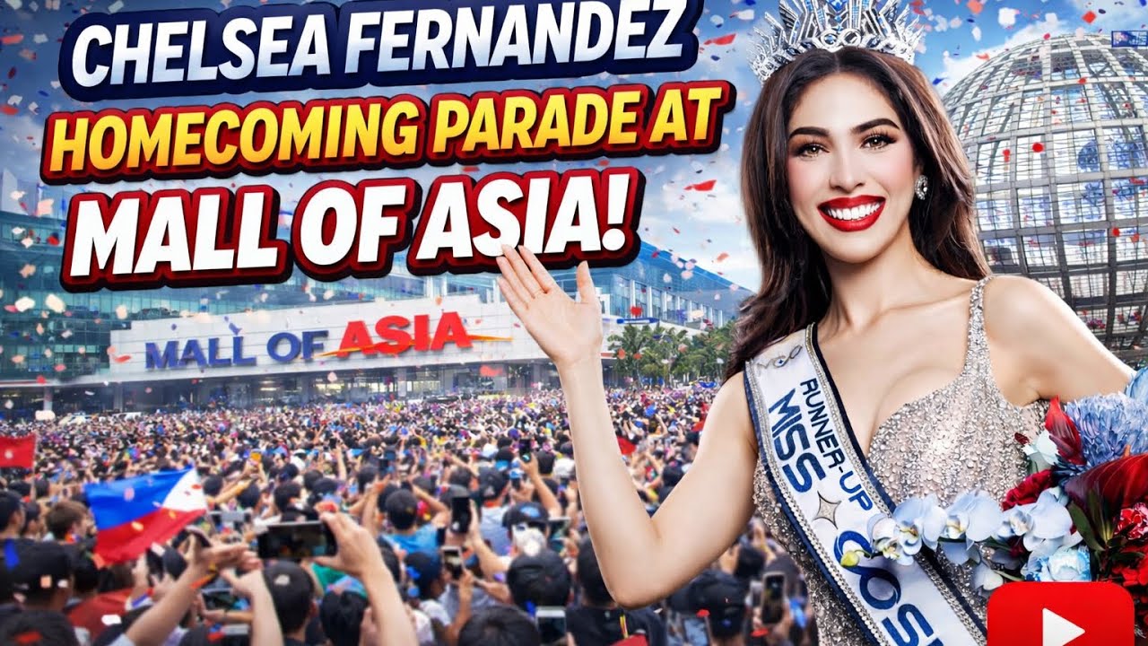 Chelsea Fernandez Homecoming Parade at Mall of Asia 🇵🇭👑 | Huge Crowd!
