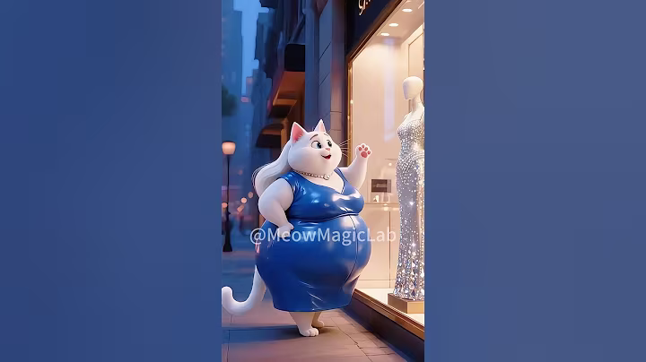The Cat's Transformation, The Struggle of a Fat Cat #ai #cartoon #cat #funny #cats  #animals #pets