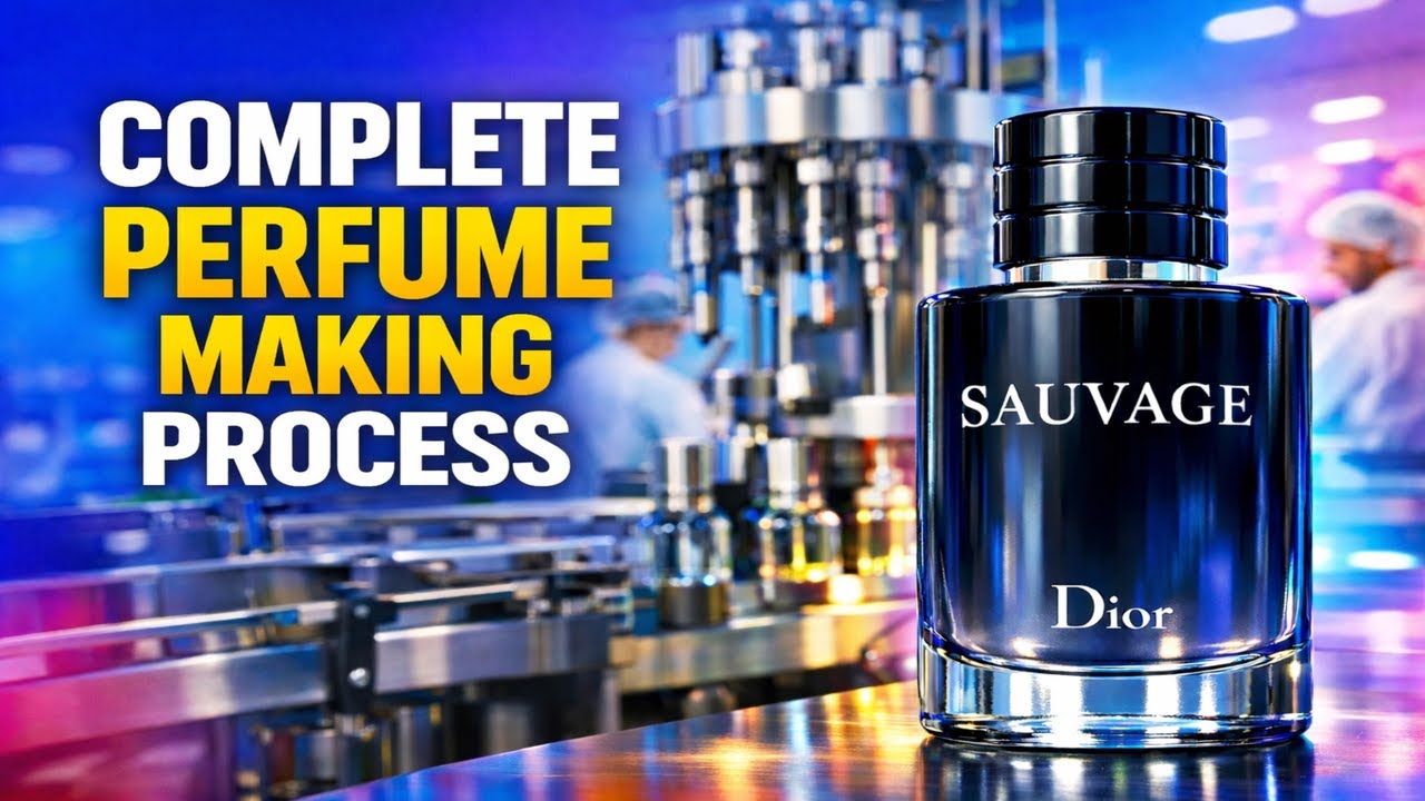 Complete Perfume Making Process | How Luxury Perfumes Are Made in Factory 