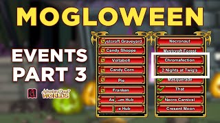 Mogloween Events Part 3 - TWIGSARCADE and CHROMAFECTION (Storyline and Merge Bots) || GRIMLITE REV