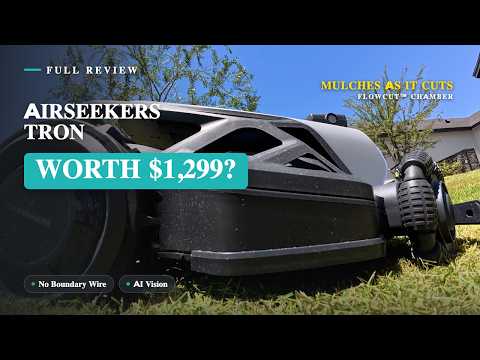 Thumbnail for Airseekers Tron Robotic Mower - Feeds Your Lawn While Working!
