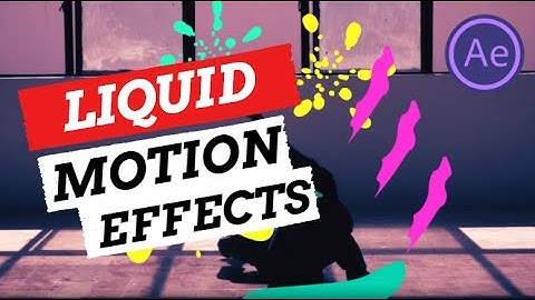 VERY EASY, FAST & NICE LIQUID ANIMATION In (After Effects)