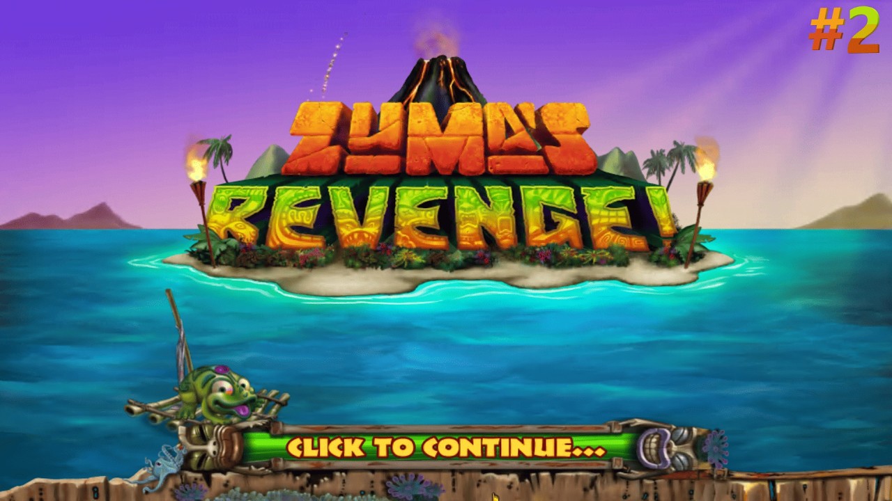 Zuma's Revenge #2 Без комментариев - Третья и четвертая зона