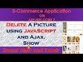 Asp.net Core 7 Part 21. Delete an image using Javascript and Ajax. Show a warning using Sweet Alert.