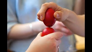 Red Easter Eggs