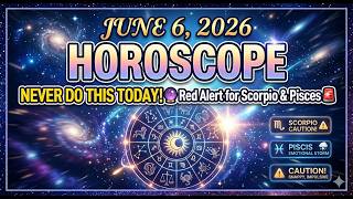 Zodiac warning for June 6, 2026! 🚨 Don't skip this today #shorts #horoscope