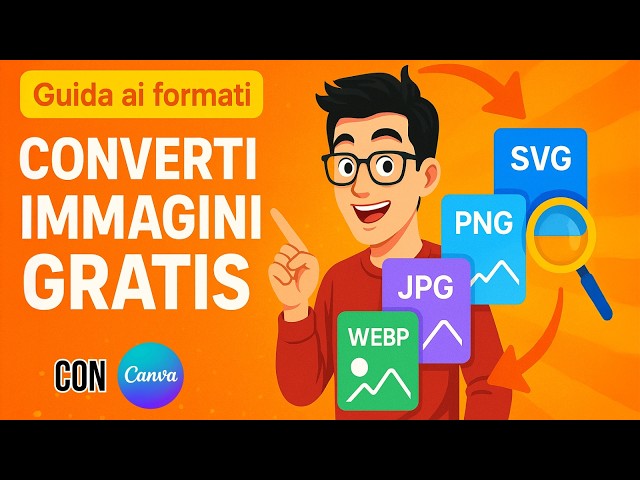 Come CONVERTIRE foto e immagini in altri formati GRATIS e FACILE + GUIDA ai diversi formati!