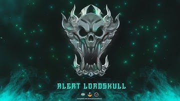 Amazing Skull Animated Alert For Twitch Stream And Facebook Gaming