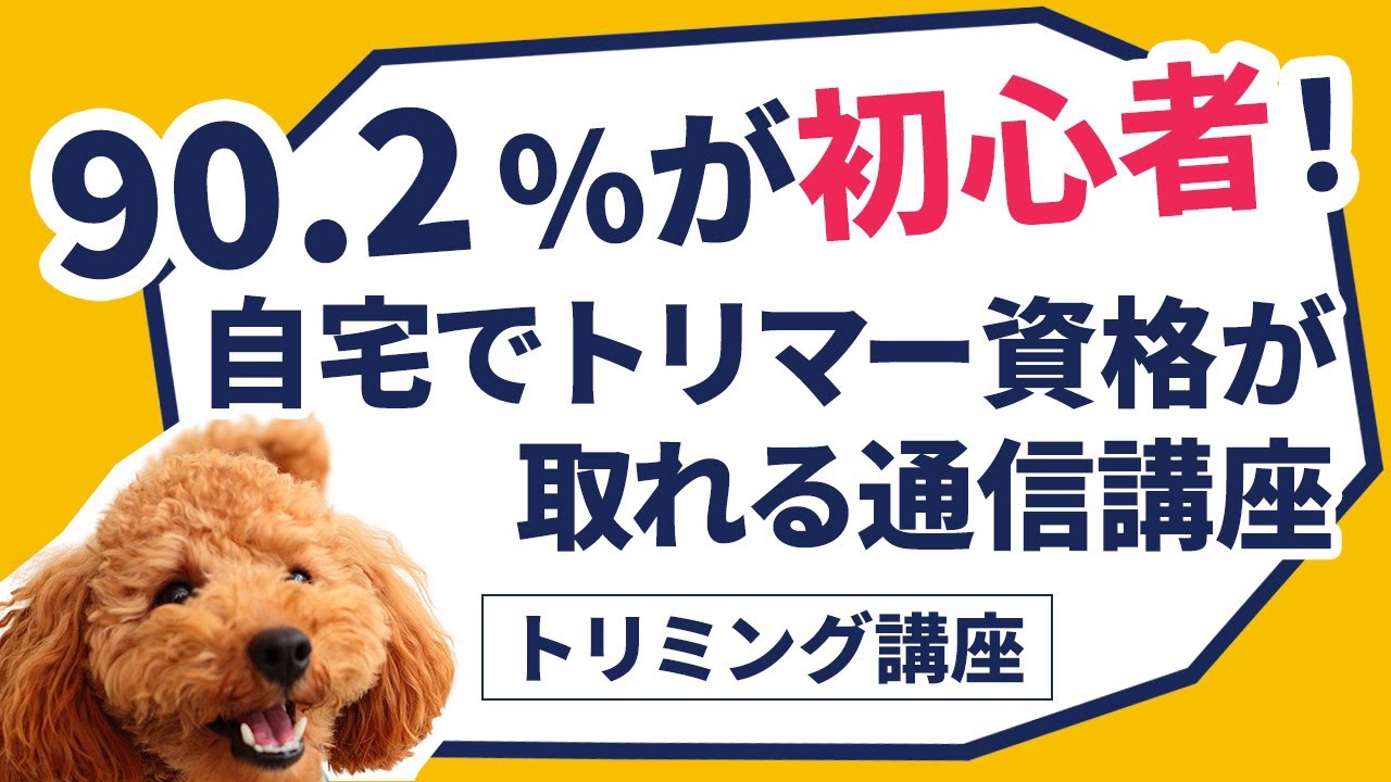 トリミング資格取得講座｜通信教育講座で資格なら「たのまな ...