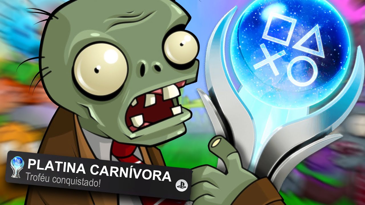 EU FIZ 100% de PLANTS VS ZOMBIES... e foi BRUTAL