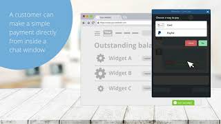 WhosOn feature highlight: live chat payments screenshot 5