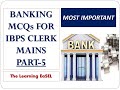 BANKING AWARENESS | BEST MCQs | PART- 5 | #IBPSCLERKMAINS #RBIASSISTANT #IBPSPOINTERVIEW
