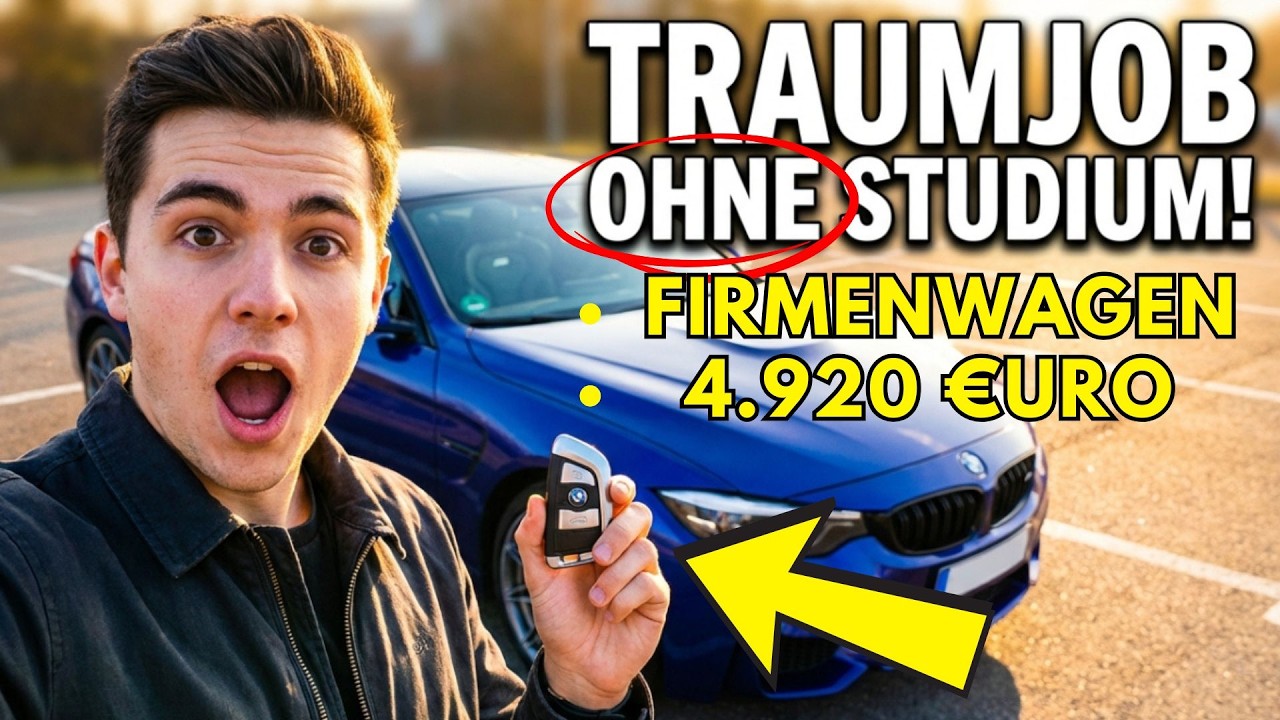 Top 10 Jobs mit Firmenwagen 💥(OHNE Studium) 🤫