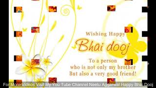 Happy Bhai Dooj  Wishes,Greetings,Sms,Sayings,Quotes,E-card,Wallpapers, Whatsapp video - hdvideostatus.com