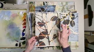 Gel Printing and Mixed Media Video #8 Adding Paint
