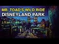 [4K] Mr. Toad&#39;s Wild Ride - EXTREME LOW LIGHT Crazy Drive : Disneyland Park (Anaheim, CA)