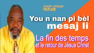 The Signs of the Times and the Return of Jesus Christ - Message from Bishop Telor