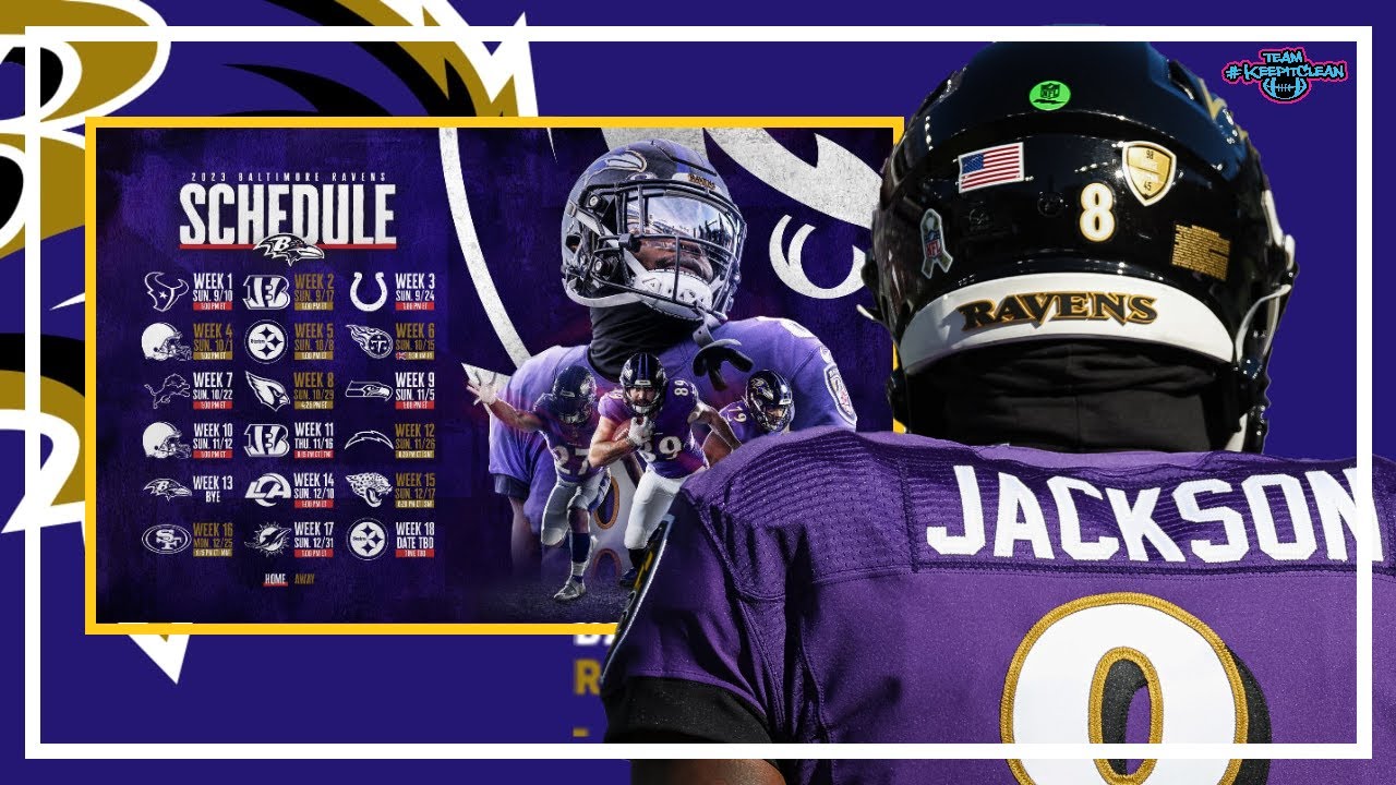 ravens schedule for the rest of the year