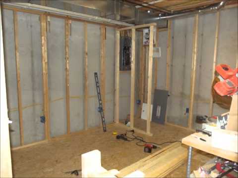 Building The Basement Closet Part 1, How To Build A Closet In The Basement