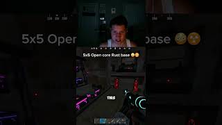 5x5 Open core Rust base 😳☢️ #rust #rustbase #opencore #clanbase #smgclan