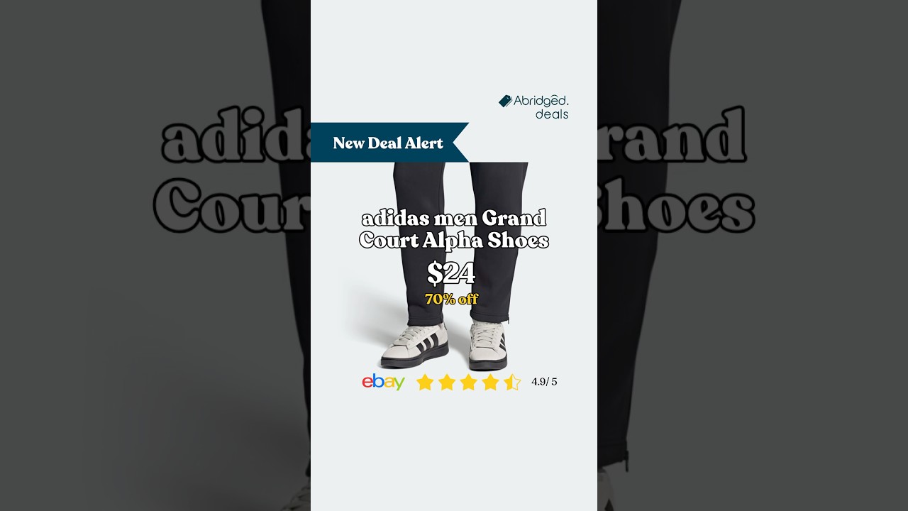 🔥 $24 adidas Steal!Snag the adidas Grand Court Alpha sneakers for just $24. 