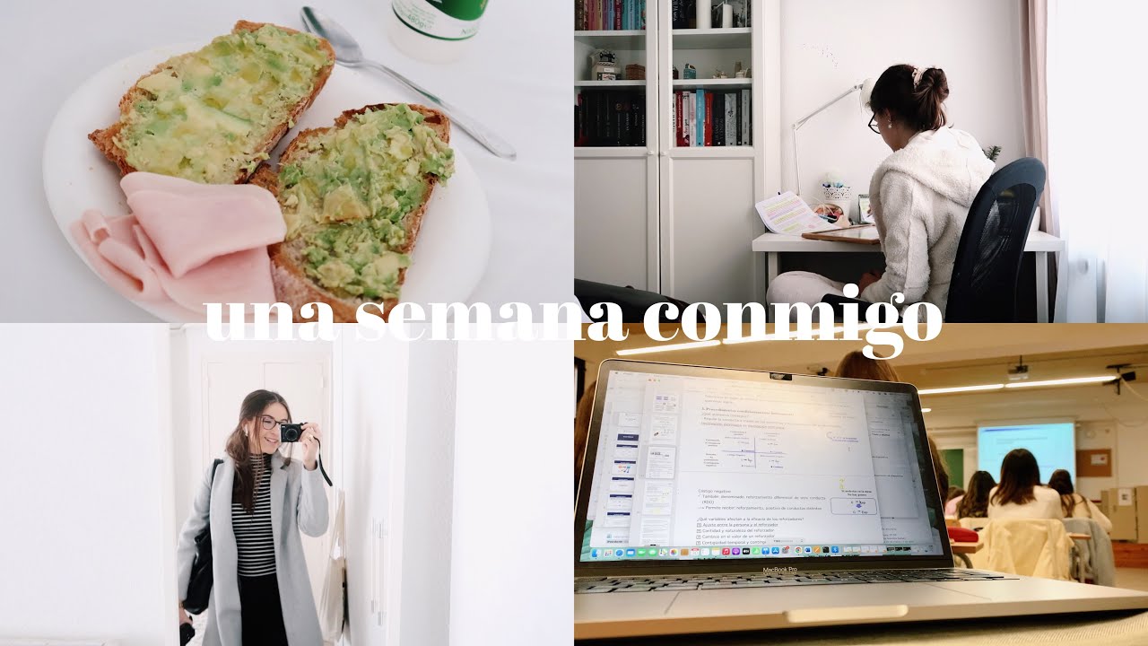 Una semana conmigo {uni, gym, exámenes, estudiar...}