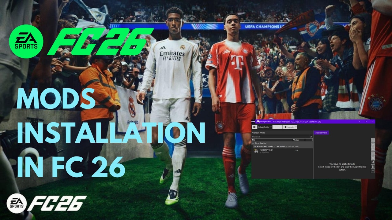 HOW TO INSTALL MODS IN FC 26 | STEP BY STEP BEGINNERS GUIDE - YouTube