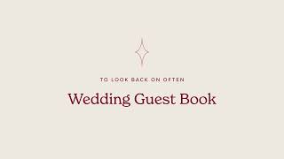 Gift a Wedding Guest Book