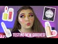 TESTING NEW MAKEUP GOODIES!😻 INCLUDING BENEFIT COSMETICS BROW PRODUCTS, BEAUTYBAY LASHES & MORE!😻