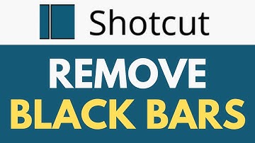 How To Remove Black Bars in Shotcut | From Letterboxing to Full-Screen | Shotcut Tutorial