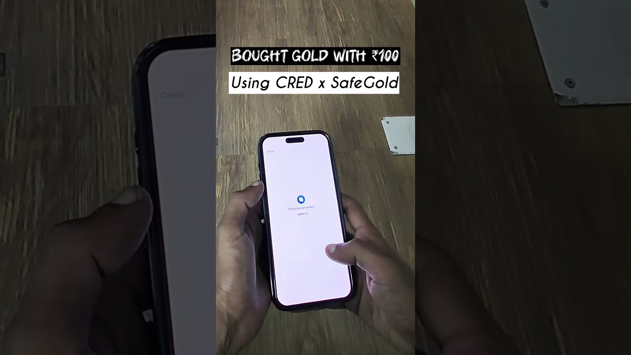 I Bought Gold for ₹100 on CRED App | Full Process + GST Breakdown