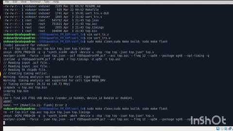 Sending serial data using VSDSquadron FPGA Mini