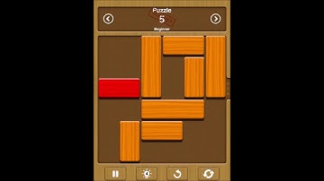 UNBLOCK ME walkthrough (relax mode ) level 1-10