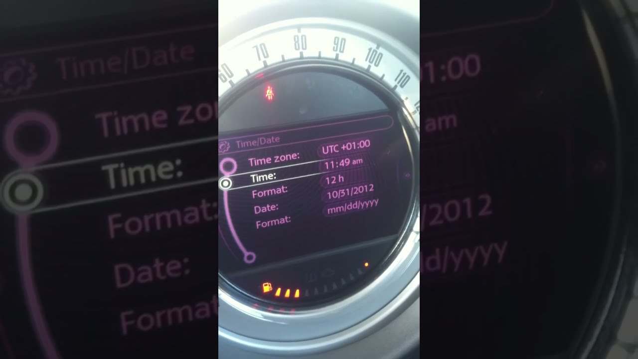 How To Change The Time When You Have MINI Connected