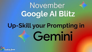 02 Google AI Blitz  - Prompting Basics in Gemini
