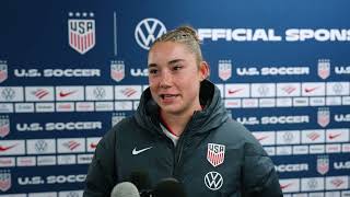 USWNT’s Olivia Moultrie on Scoring First, Team Mindset & Italy Match Breakdown