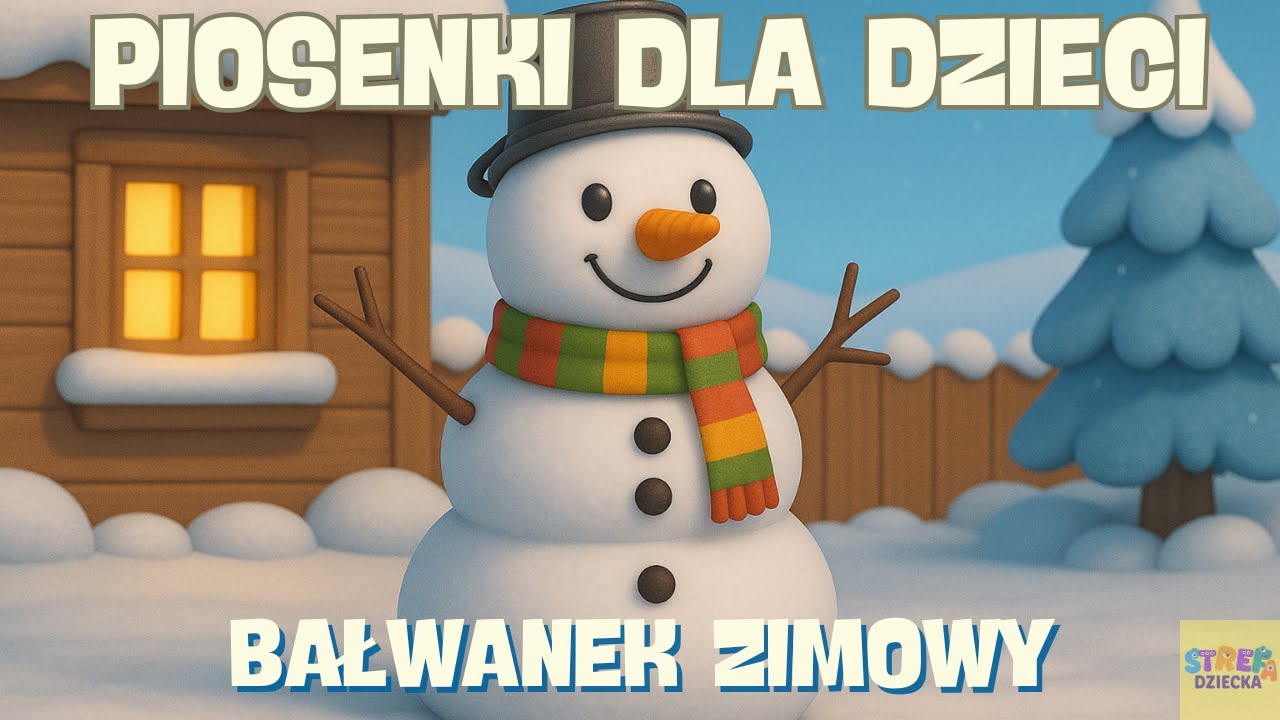 Bałwanek Zimowy: Piosenka Dla Dzieci o Bałwanku Który Stoi Dzielnie Na Mrozie
