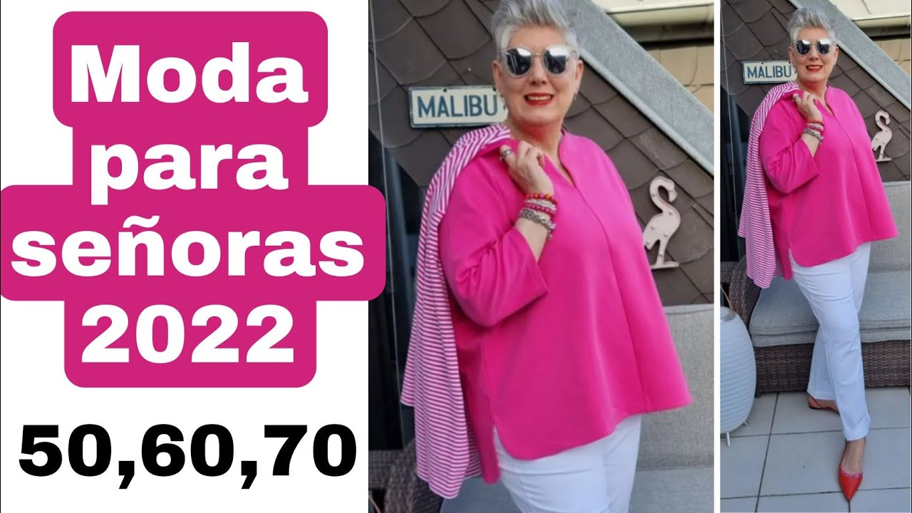 SEÑORAS GORDITAS TAMBIÉN PUEDEN VESTIR BIEN Y CON ESTILO MODA SEÑORAS DE 50  A 70 AÑOS OUTFITS - YouTube
