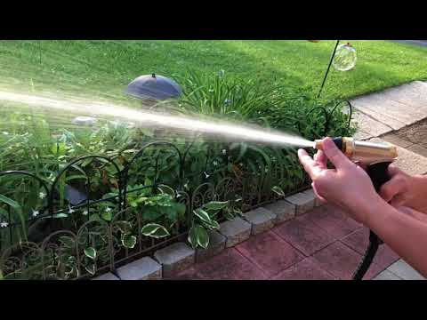 Crenova Heavy Duty Garden Hose Nozzle Hn 03 How To Water Plants With Adjustable Nozzle Youtube