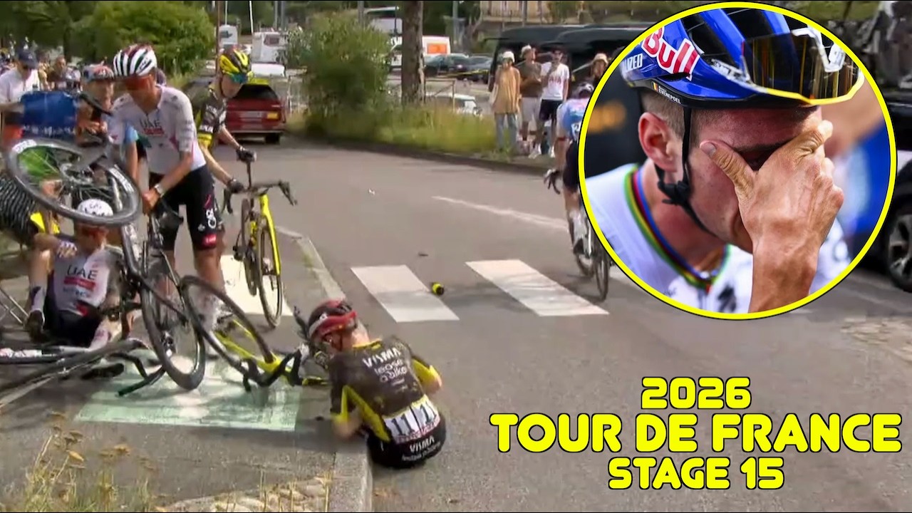 Crash DEVASTATES Tour de France GC | TdF Stage 15 2026