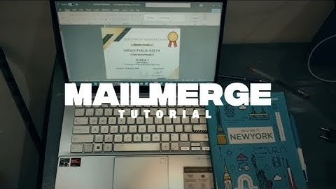 Cara Cepat Membuat Sertifikat Otomatis di Word (Mail Merge dari Excel)