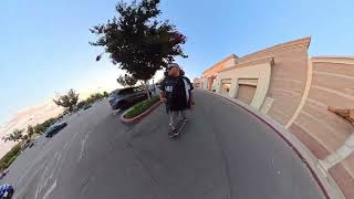 Riding my old Ev WowGo Board. 