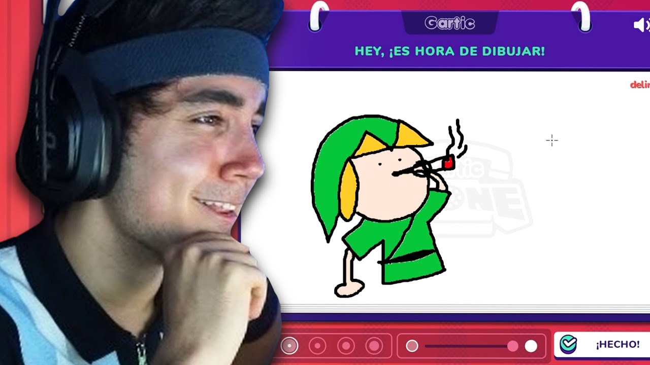 ROIER JUEGA A GARTIC PHONE CON AMIGOS Y A HAPPY WHEELS !!