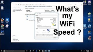 How fast is my wifi speed? see your connection speed in windows
between computer and router. what internet to se...