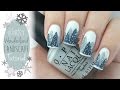 Easy Winter Wonderland Nails Tutorial