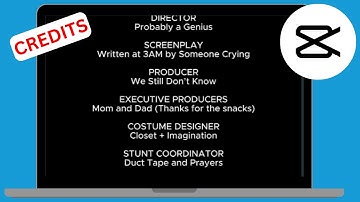 Vertical Scrolling or Rolling End Credits Text | CapCut PC Tutorial