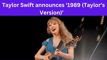 Taylor Swift - 1989 (Taylor’s Version) Announcement and New Romantics