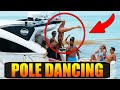 IS SHE A PROFESSIONAL DANCER? WHEN POLE DANCERS GO BOATING! HAULOVER INLET | BOAT ZONE