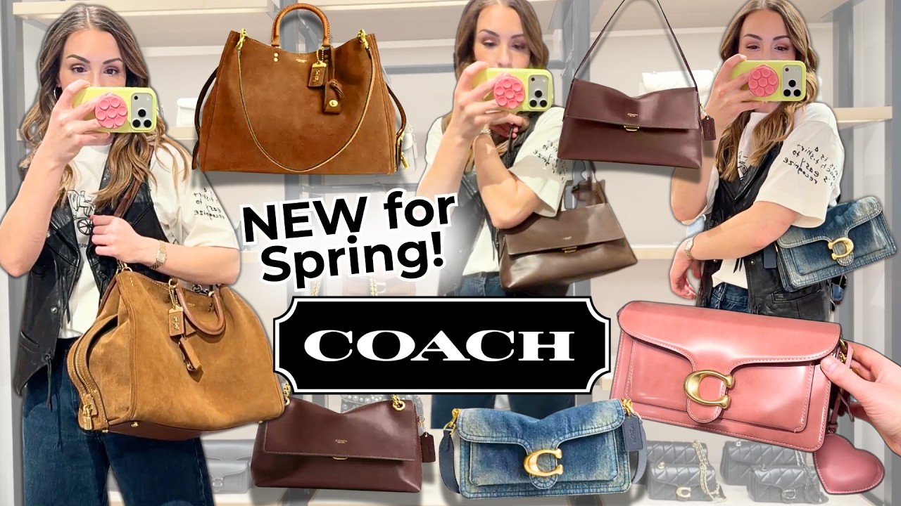 NEW AT COACH! 🤩 ROUGE 40, CHELSEA SHOULDER BAG, LOVED DENIM COLLECTION