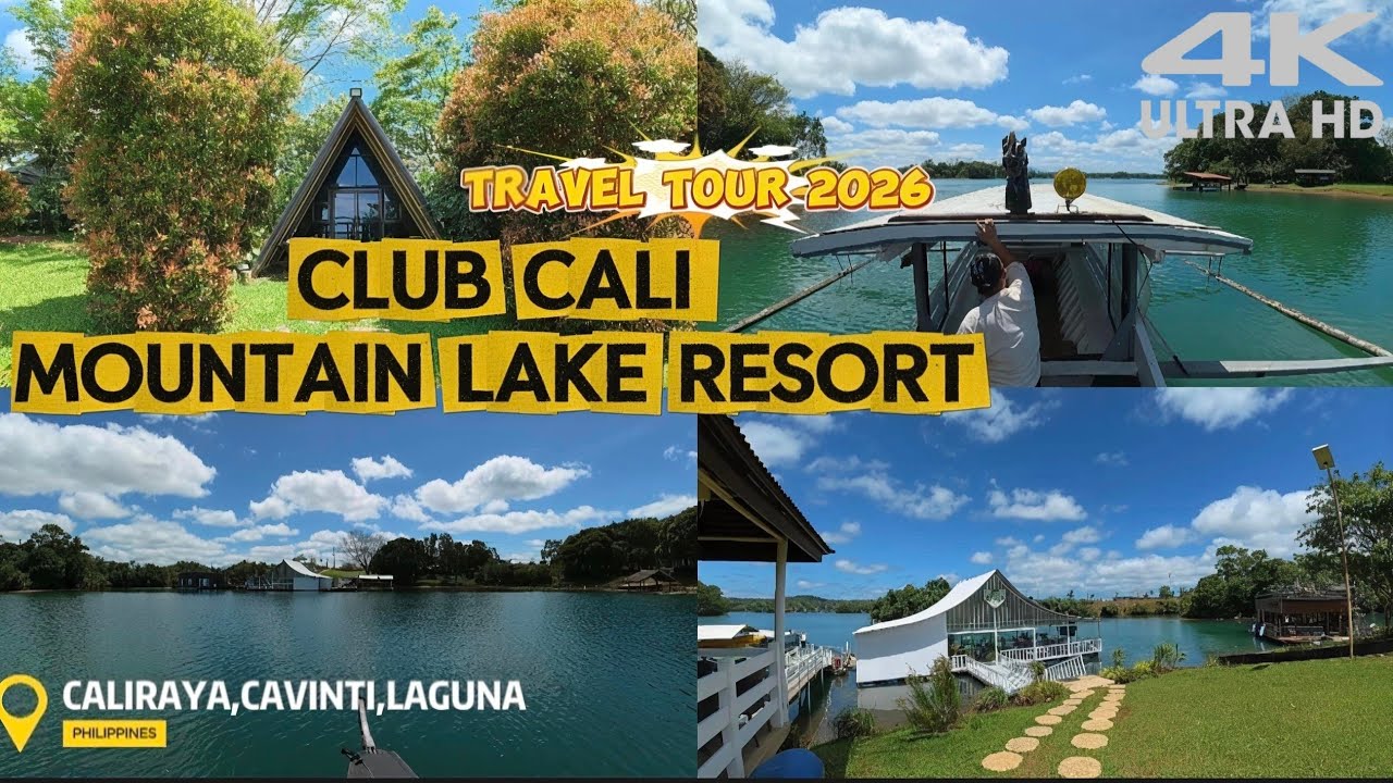 [4K ASMR] Mountain Lake Resort at Club Cali | Caliraya Cavinti Laguna ...